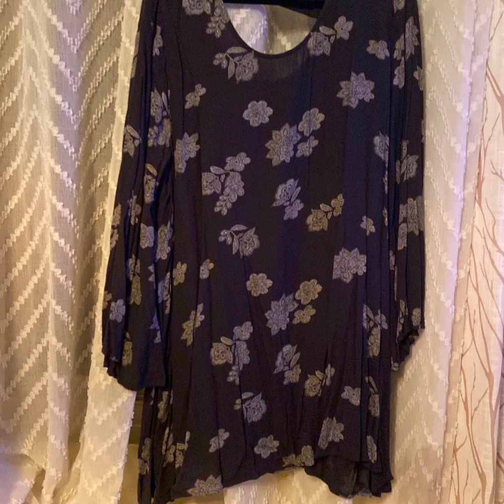 Mossimo black floral dress
